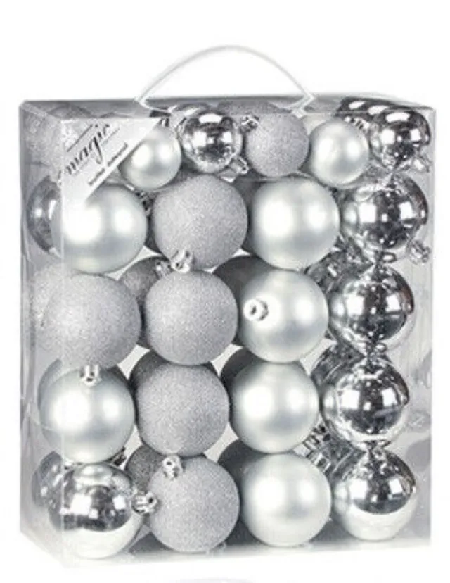 inge-glas-weihnachtskugeln-silber-50-st-ck-4-6cm image 1