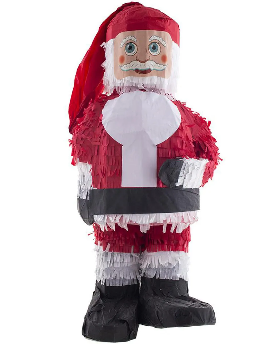 das-kost-mland-pinata-weihnachtsmann-party-deko-54-cm-zum-bef-llen image 1