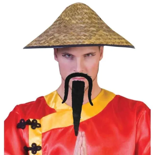 schnurrbart-chinese-schwarz-kost-m-bart-zum-ankleben image 1