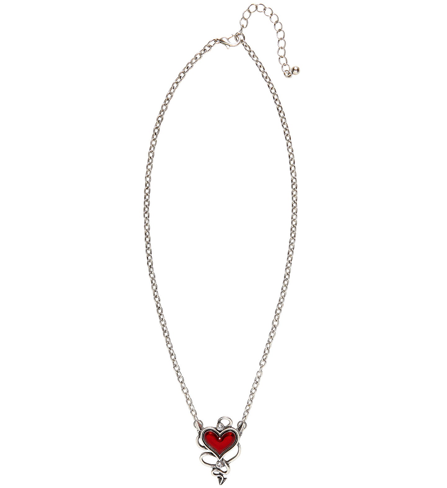 das-kost-mland-herzjuwel-halskette-46756-kette-silber-rot-teufel image 2