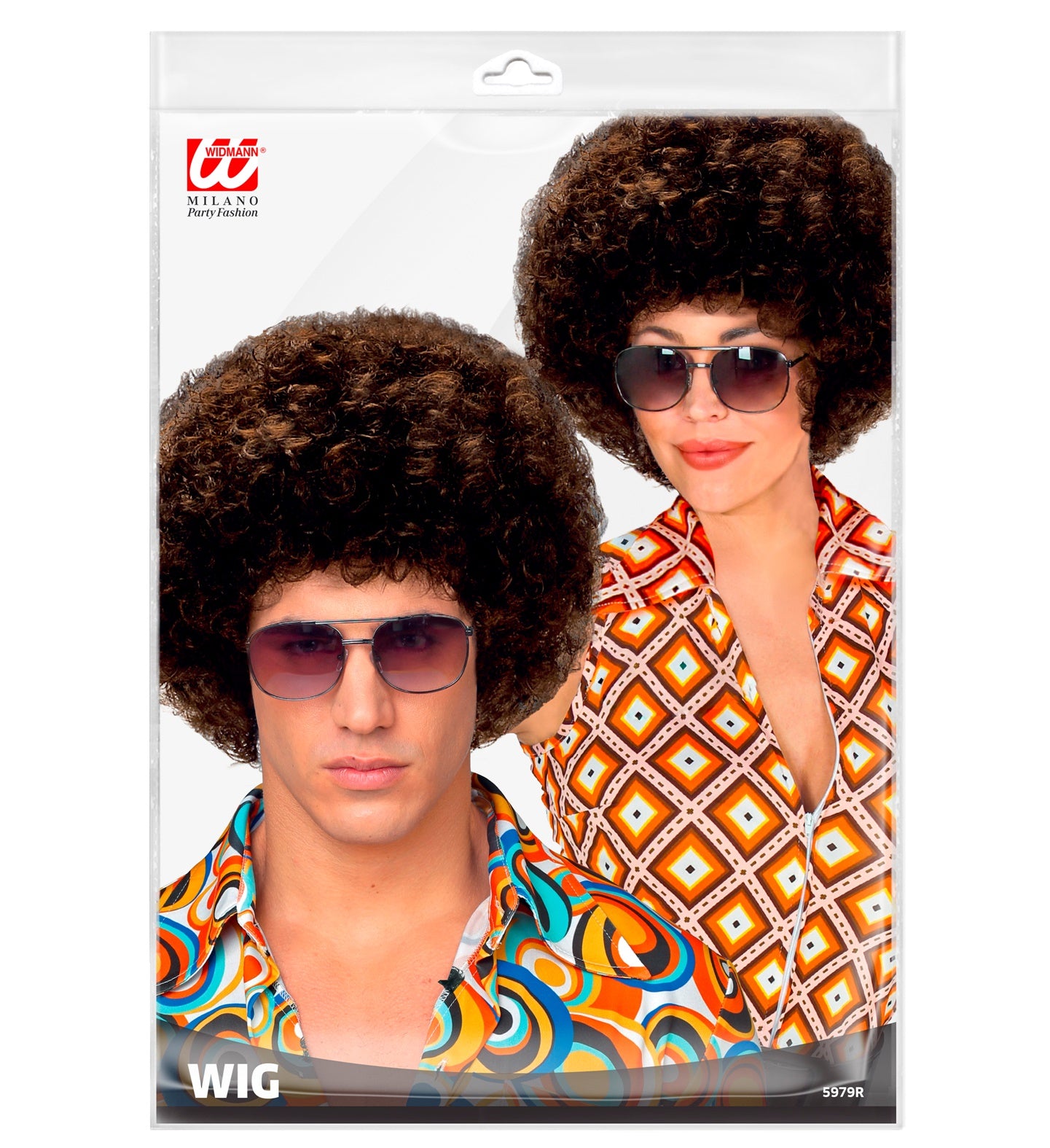 das-kost-mland-disco-per-cke-70er-jahre-afro-braun-erwachsene image 2