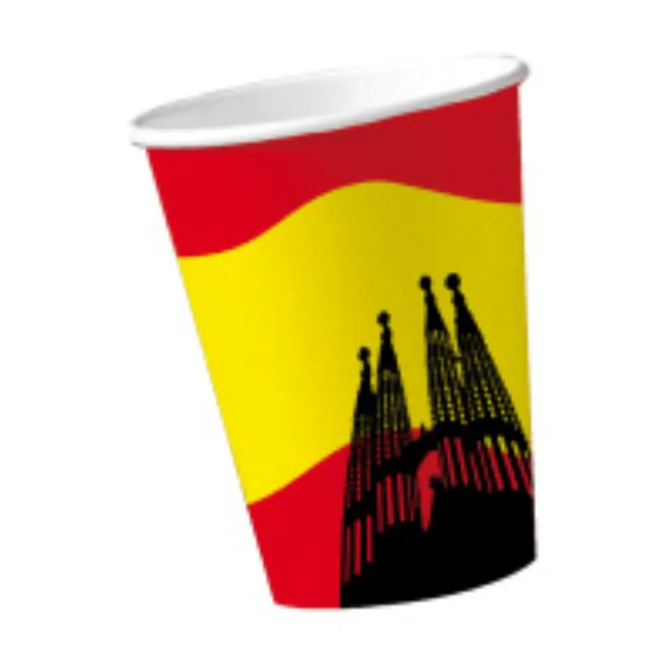 das-kost-mland-dekorationen-pappbecher-spanien-sagrada-einwegbecher image 1