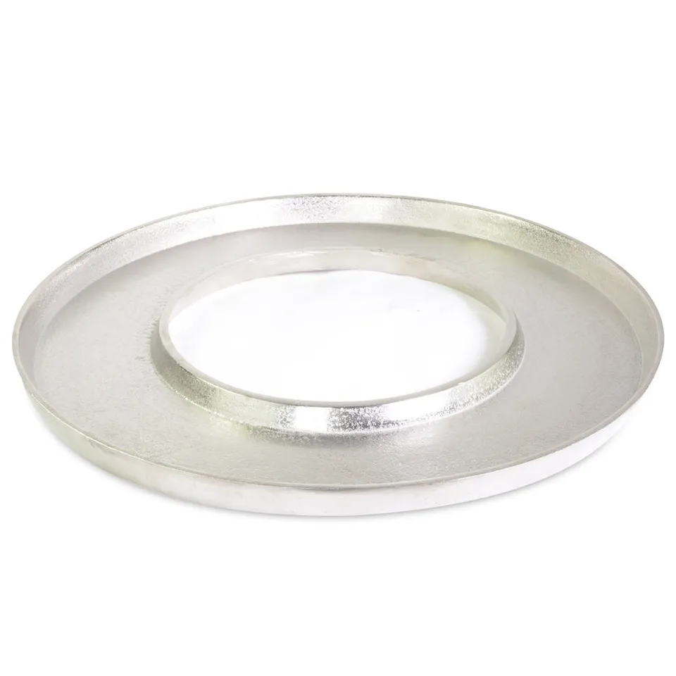 riffelmacher-adventskranz-ring-24131-silber-40-cm-kerzenkranz image 1