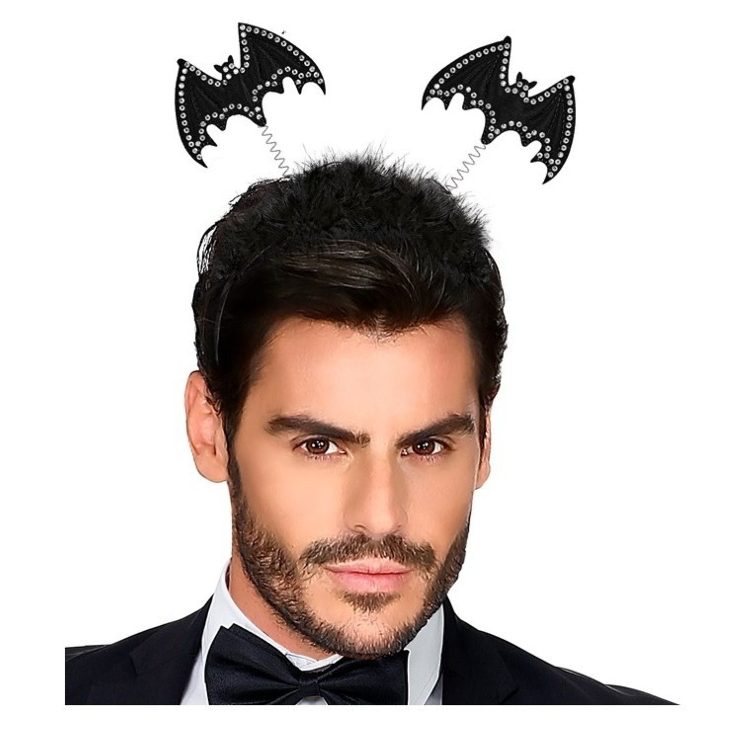 das-kost-mland-haarreif-strass-fledermaus-halloween-schwarz image 5