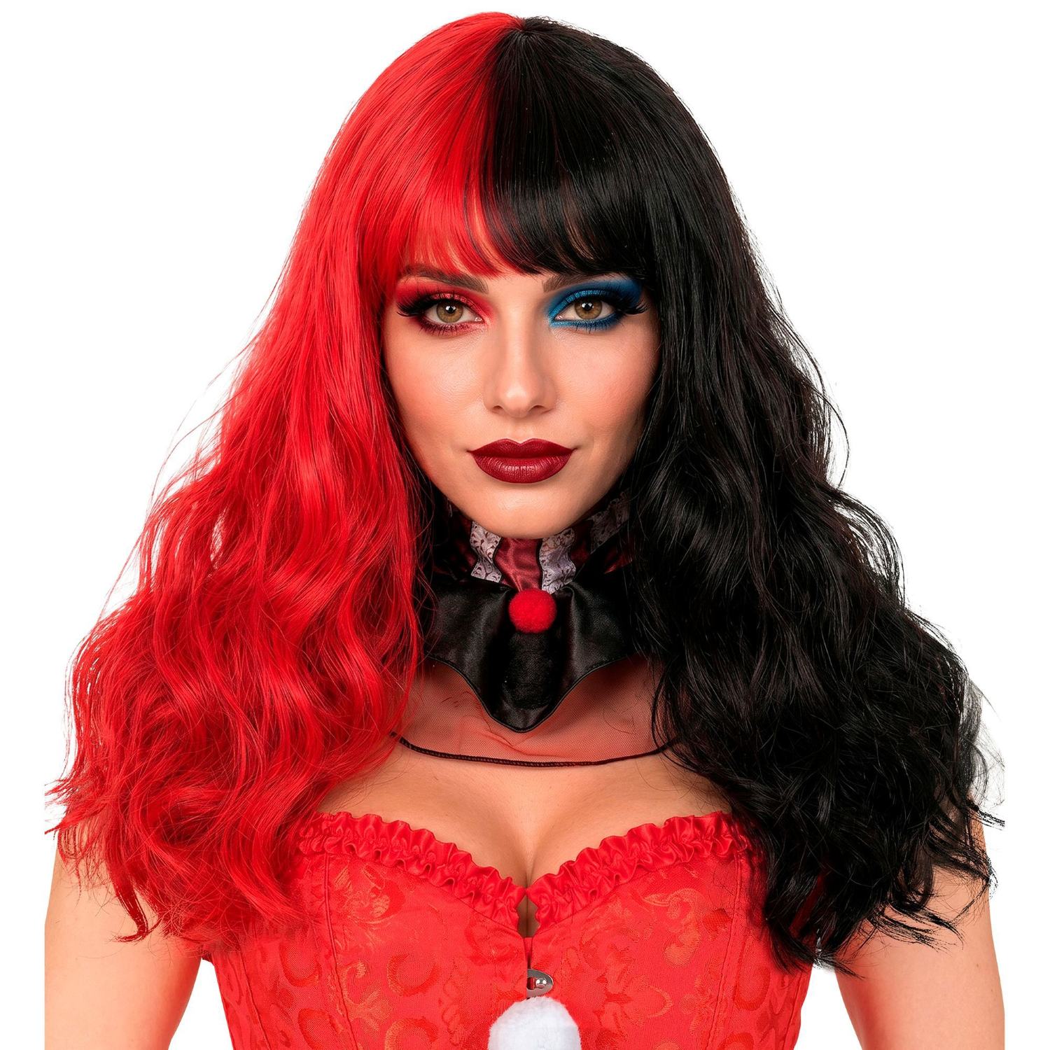 das-kost-mland-harlekin-per-cke-extensions-schwarz-rot image 3