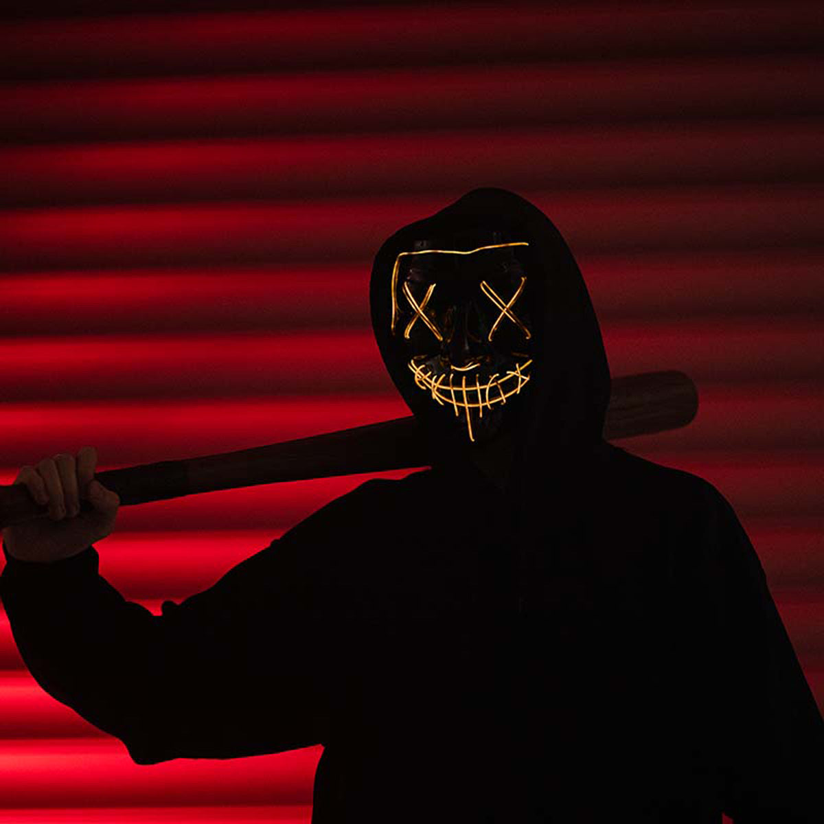 das-kost-mland-purge-led-maske-orange-leuchtmaske-party image 2