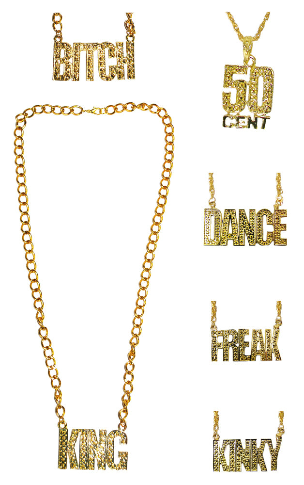 das-kost-mland-accessoires-goldene-disco-halskette-kinky-fasching image 2