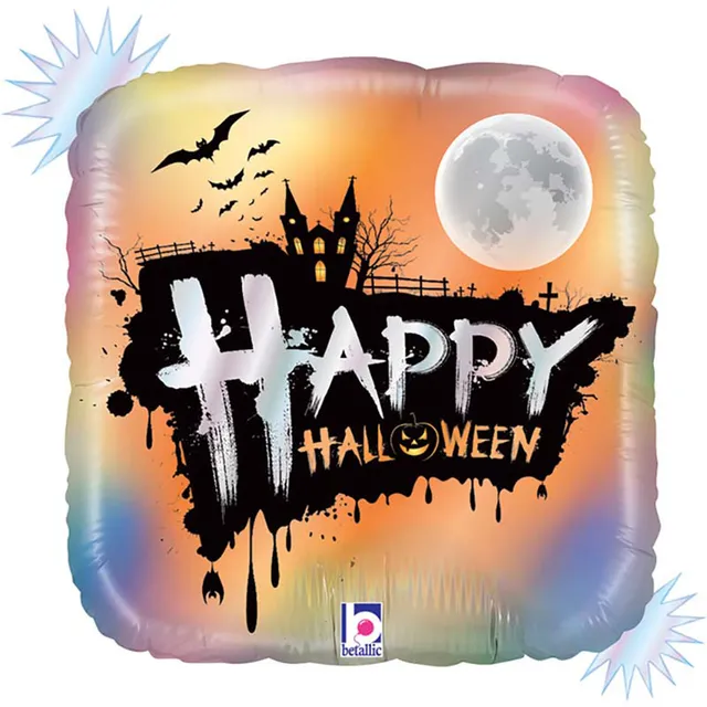 das-kost-mland-folienballon-happy-halloween-46-cm-quadrat image 1