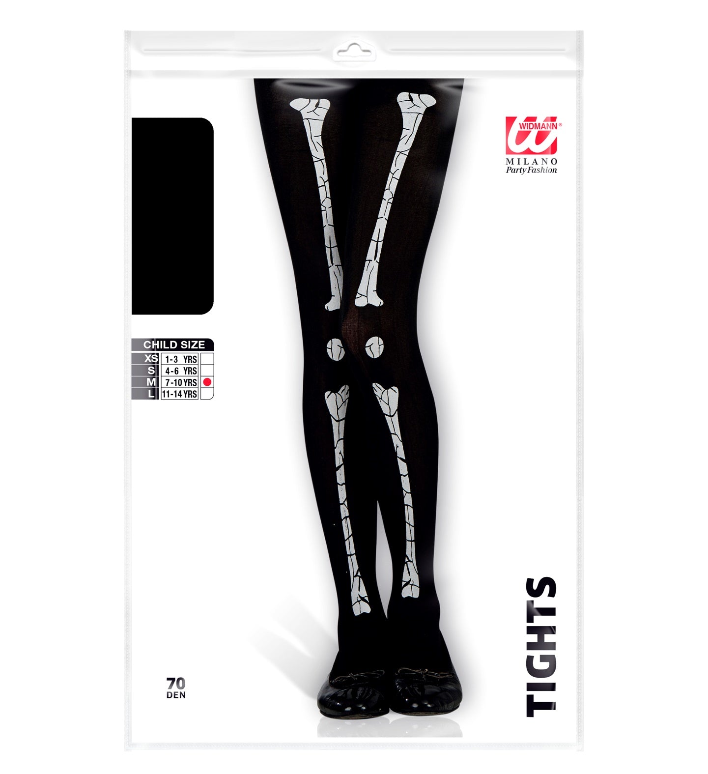das-kost-mland-skelett-strumpfhose-kinder-70den-7-10-j image 2