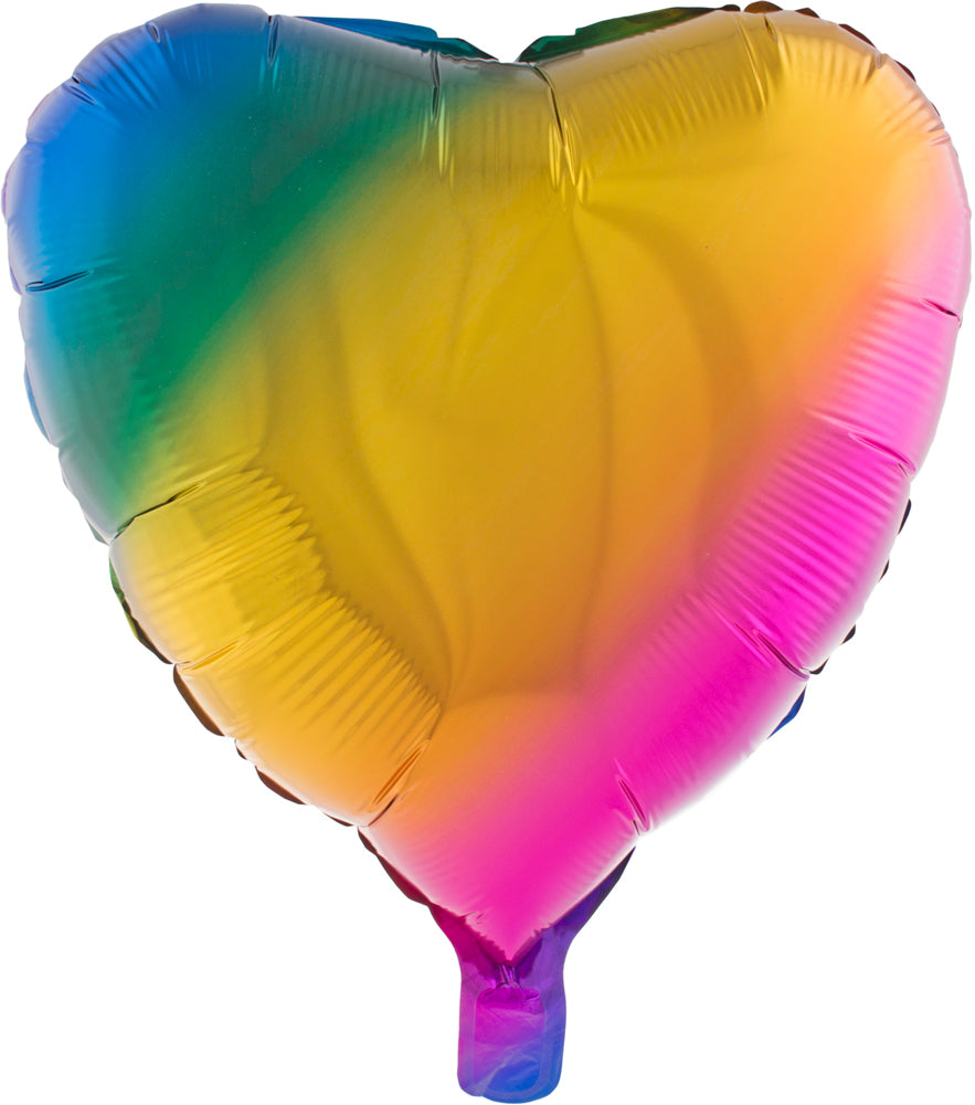 das-kost-mland-dekorationen-herz-folienballon-45-cm-regenbogen image 1