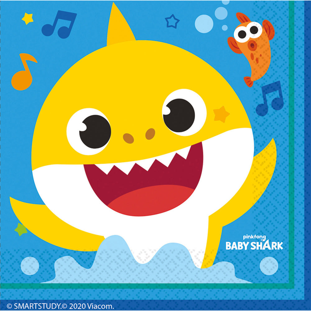 amscan-baby-shark-partygeschirr-becher-8x-250-ml-hai-party image 7