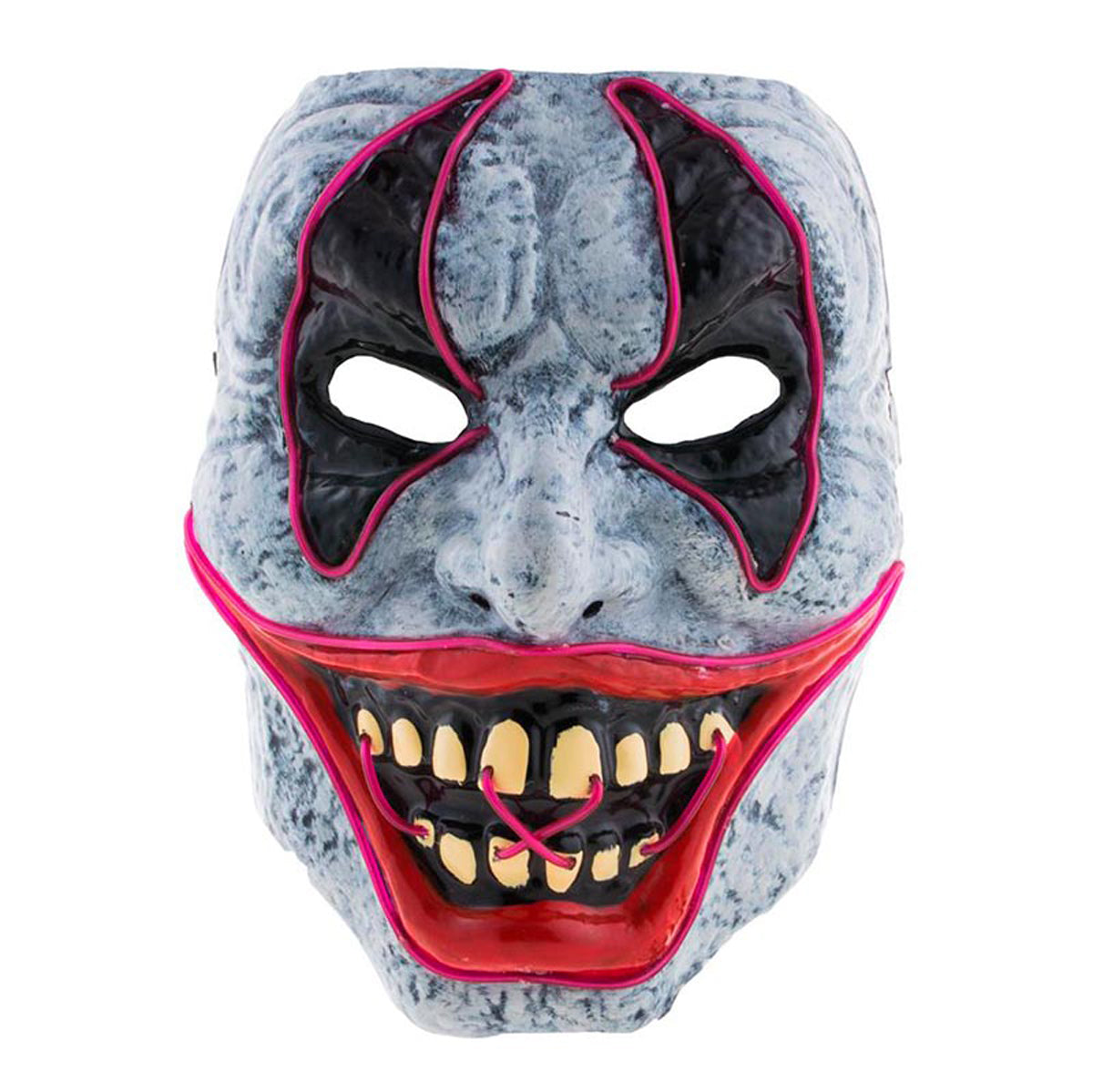 das-kost-mland-clown-maske-mit-licht-led-fasching image 1