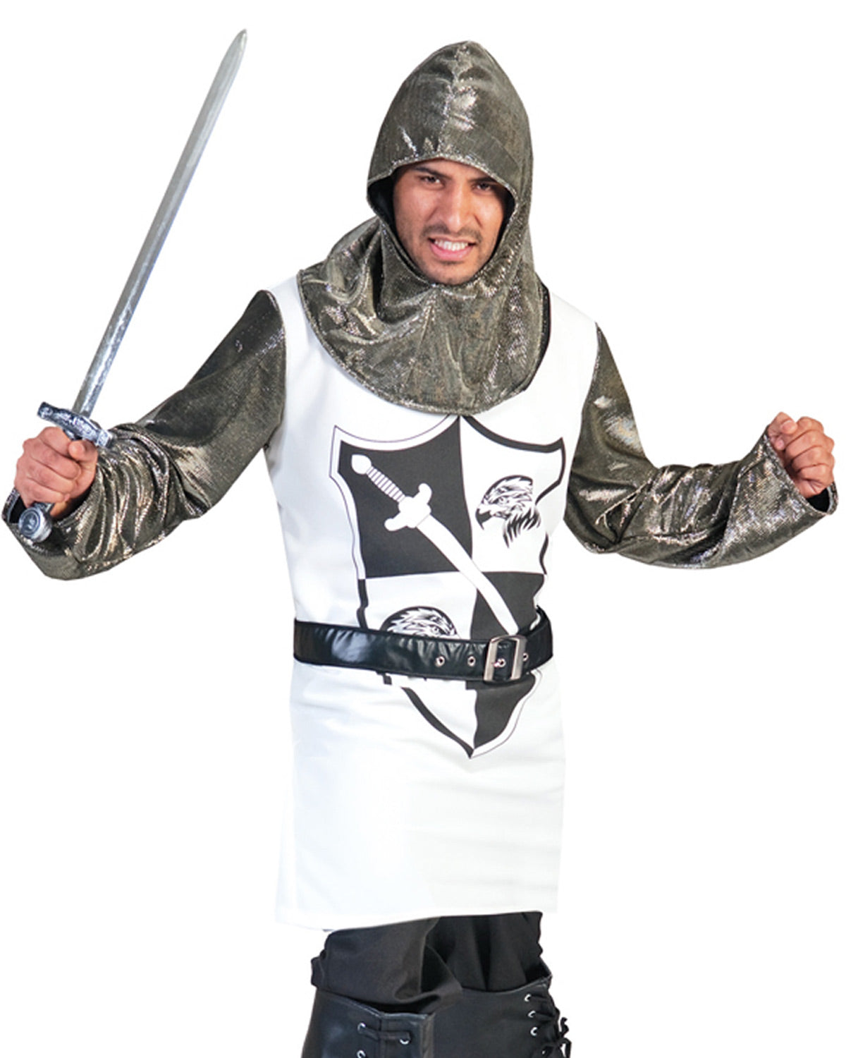 das-kost-mland-camelot-ritter-kost-m-herren-wei-silber image 1