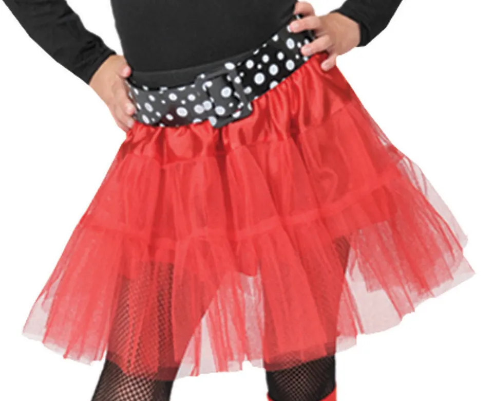 das-kost-mland-m-dchen-petticoat-rot-30-cm-gr-104-140 image 1
