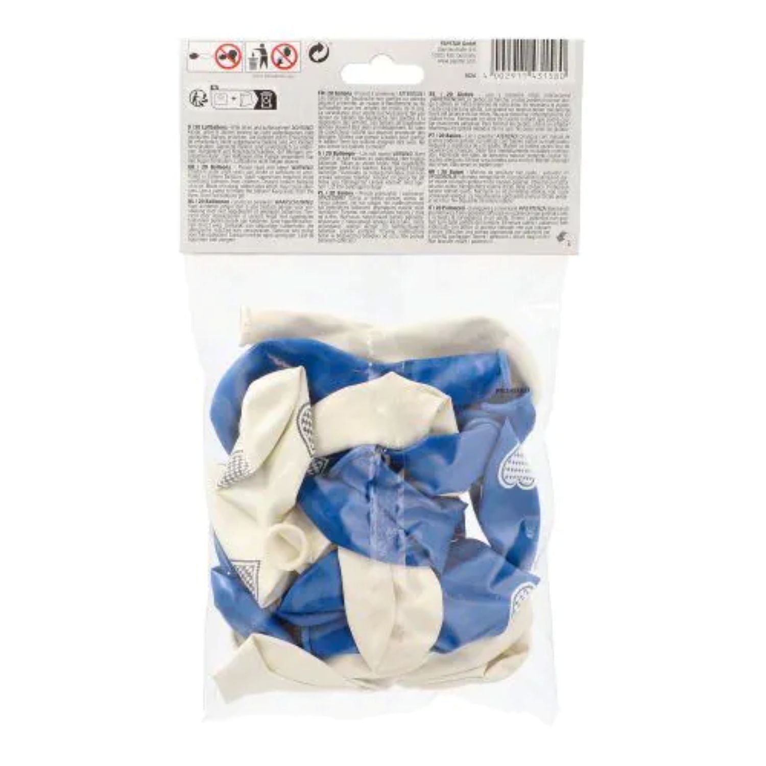 das-kost-mland-bayrisch-blau-latexballon-25cm-20-st-ck-raute image 3