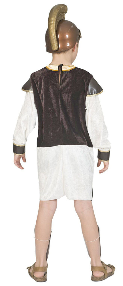 das-kost-mland-jungen-r-mer-gladiator-tunika-kost-m-braun-gold-140 image 2