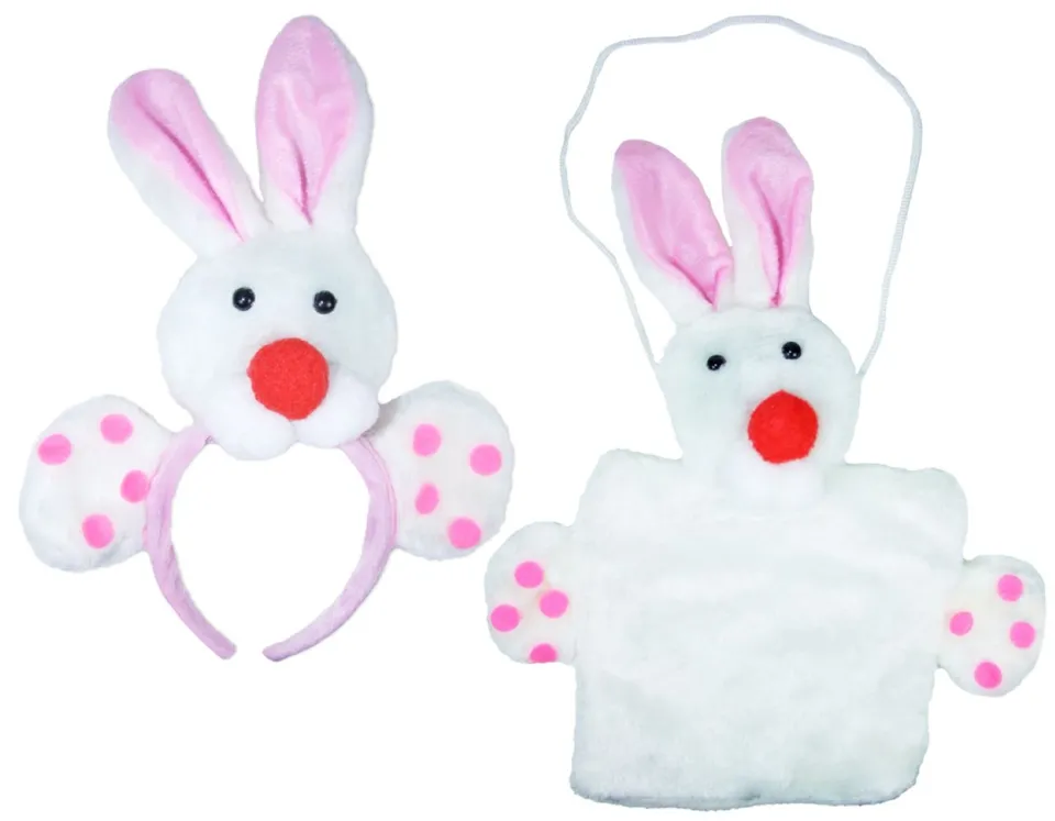 das-kost-mland-hasen-kost-m-set-haarreif-tasche-bunny image 1
