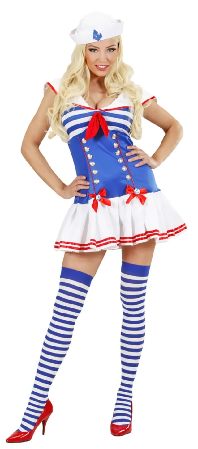 das-kost-mland-sailor-girl-matrosin-kost-m-l-minikleid image 1