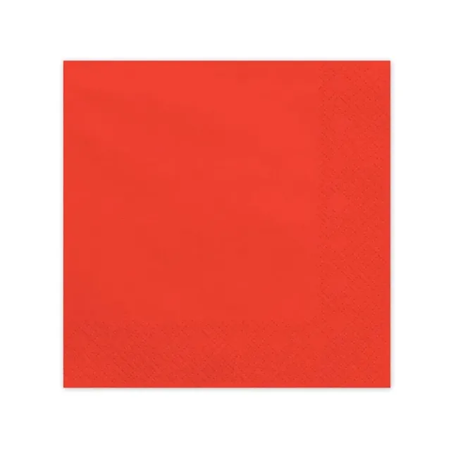 das-kost-mland-dekorationen-servietten-uni-20stk-33x33cm-rot image 1