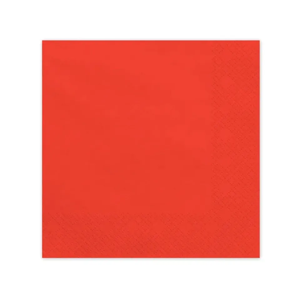das-kost-mland-dekorationen-servietten-uni-20stk-33x33cm-rot image 1