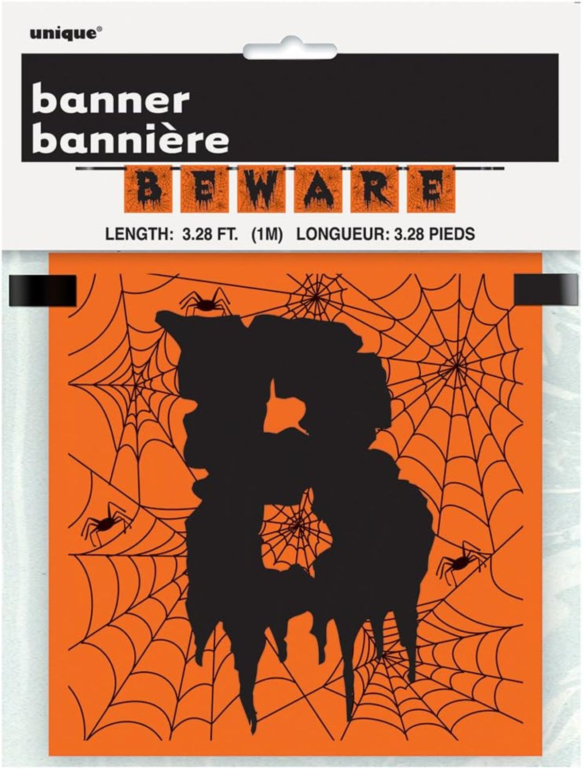 das-kost-mland-dekorationen-fahnenkette-beware-halloween-100cm image 2