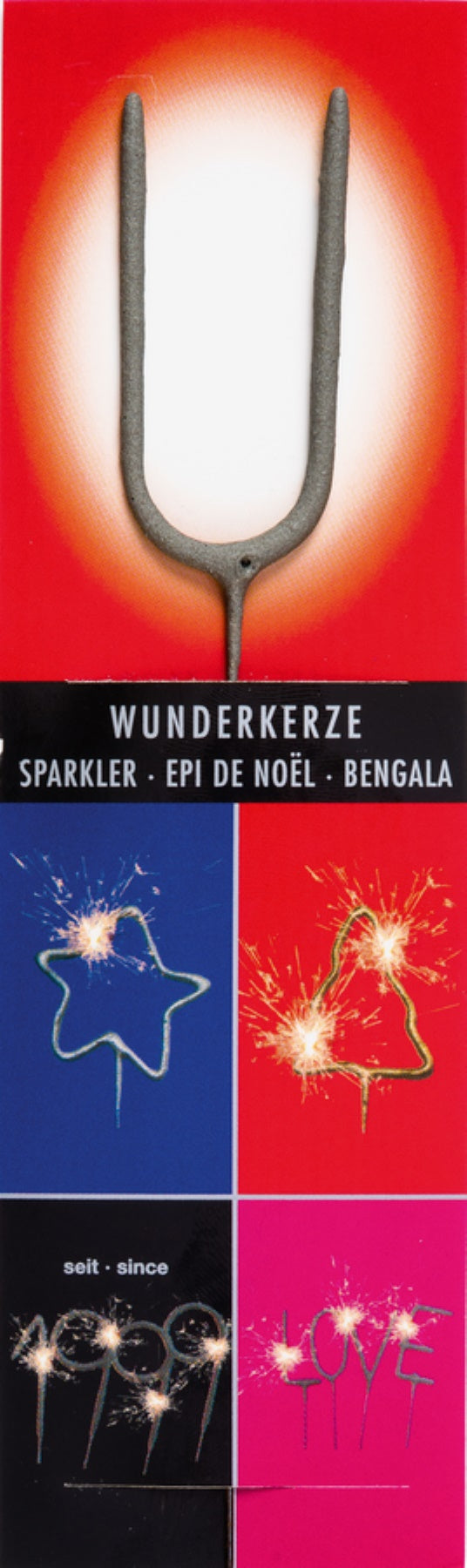 das-kost-mland-classic-wunderkerze-buchstabe-u-6-5cm image 1