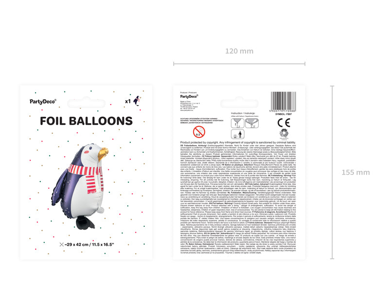 das-kost-mland-folienballon-pinguin-29x42cm-tier-partydeko image 2