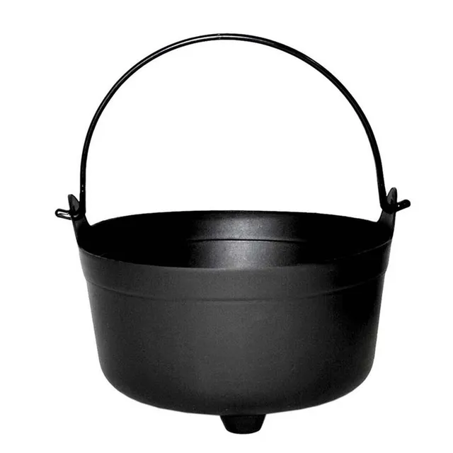 das-kost-mland-dekorationen-hexenkessel-24cm-halloween-schale-schwarz image 1