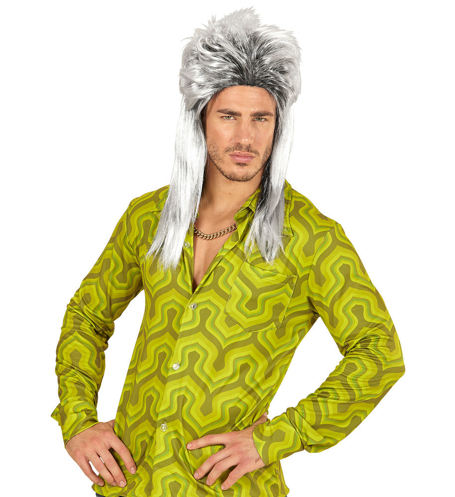 das-kost-mland-accessoires-80er-rockstar-vokuhila-per-cke-silbergrau image 3