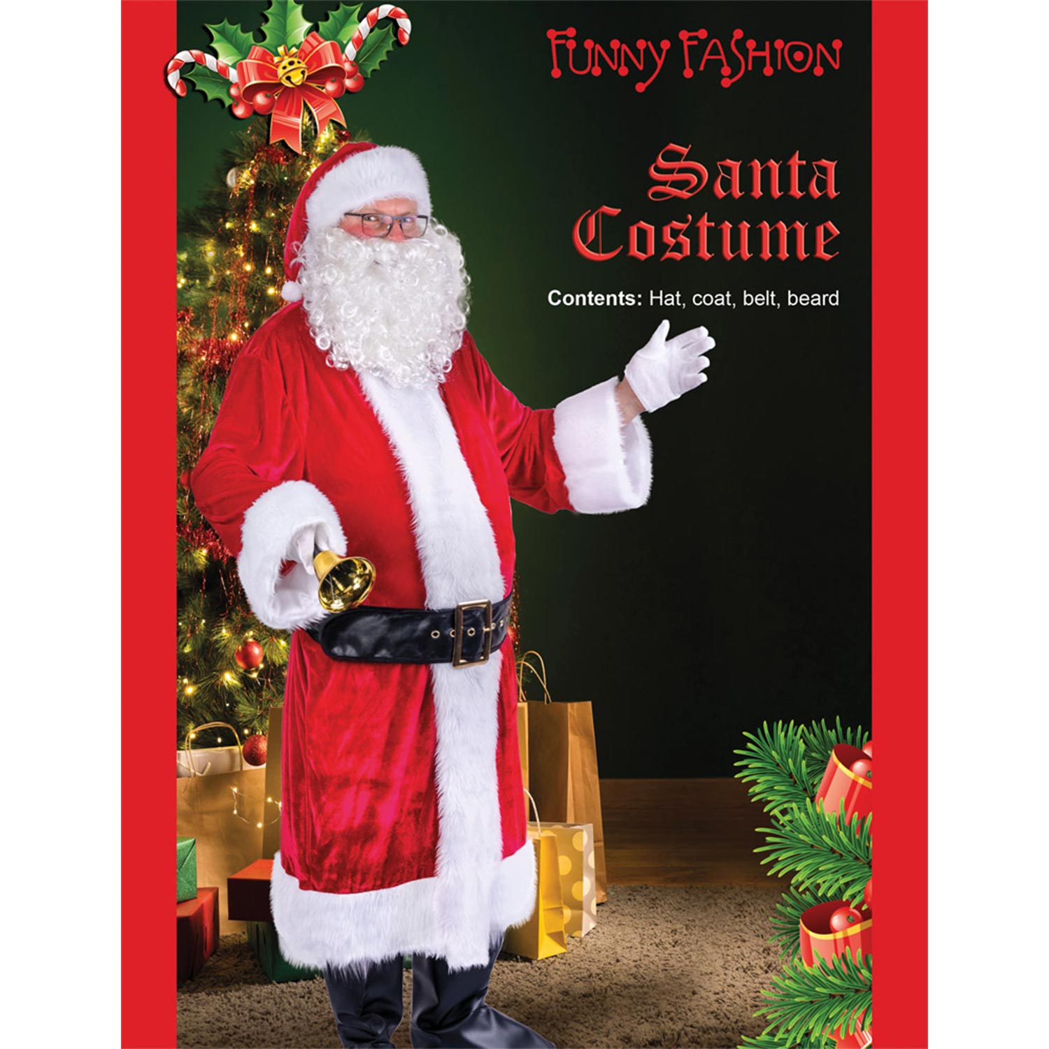 das-kost-mland-herren-nikolaus-weihnachtsmann-kost-m-set-rot-3-tlg image 5