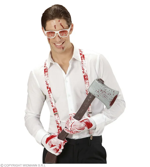 das-kost-mland-halloween-set-blutig-4-tlg-brille-zubeh-r image 1