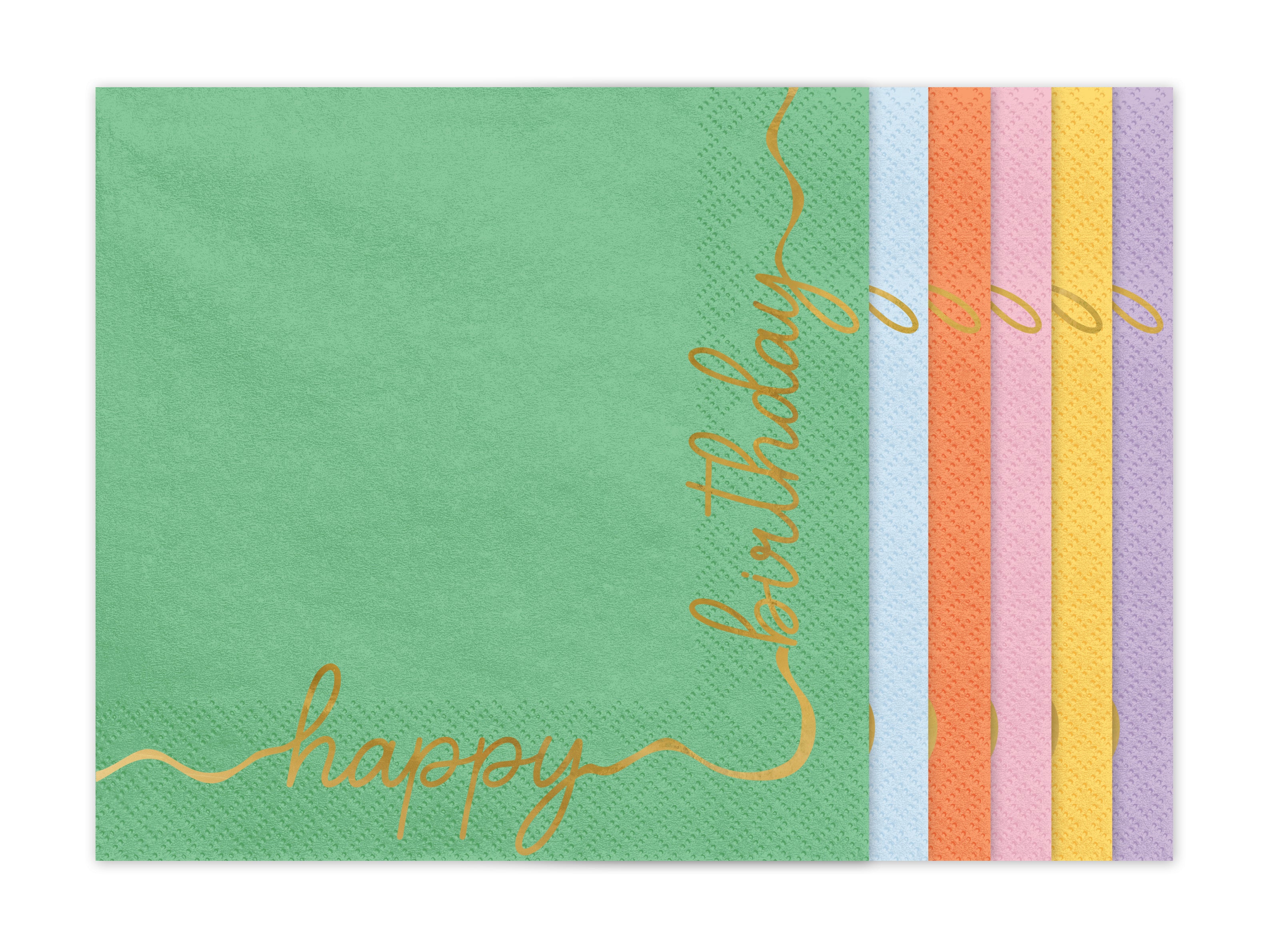 das-kost-mland-happy-birthday-servietten-33x33cm-12stk-bunt image 1