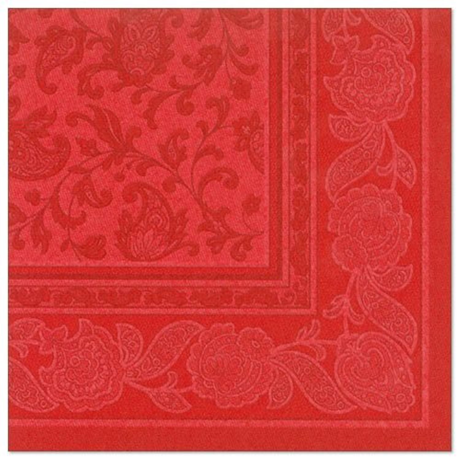 das-kost-mland-servietten-ornaments-rot-40x40-cm-50-stk image 1