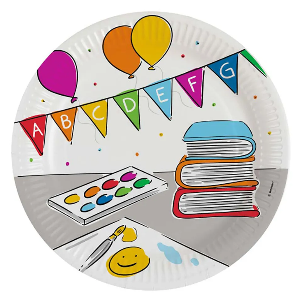 das-kost-mland-schulanfang-pappteller-23-cm-8-st-ck image 1