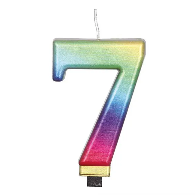 das-kost-mland-zahlenkerze-7-regenbogen-geburtstagskerze image 1