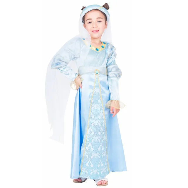 burgfr-ulein-lady-anora-kost-m-m-dchen-kleid-hellblau image 1
