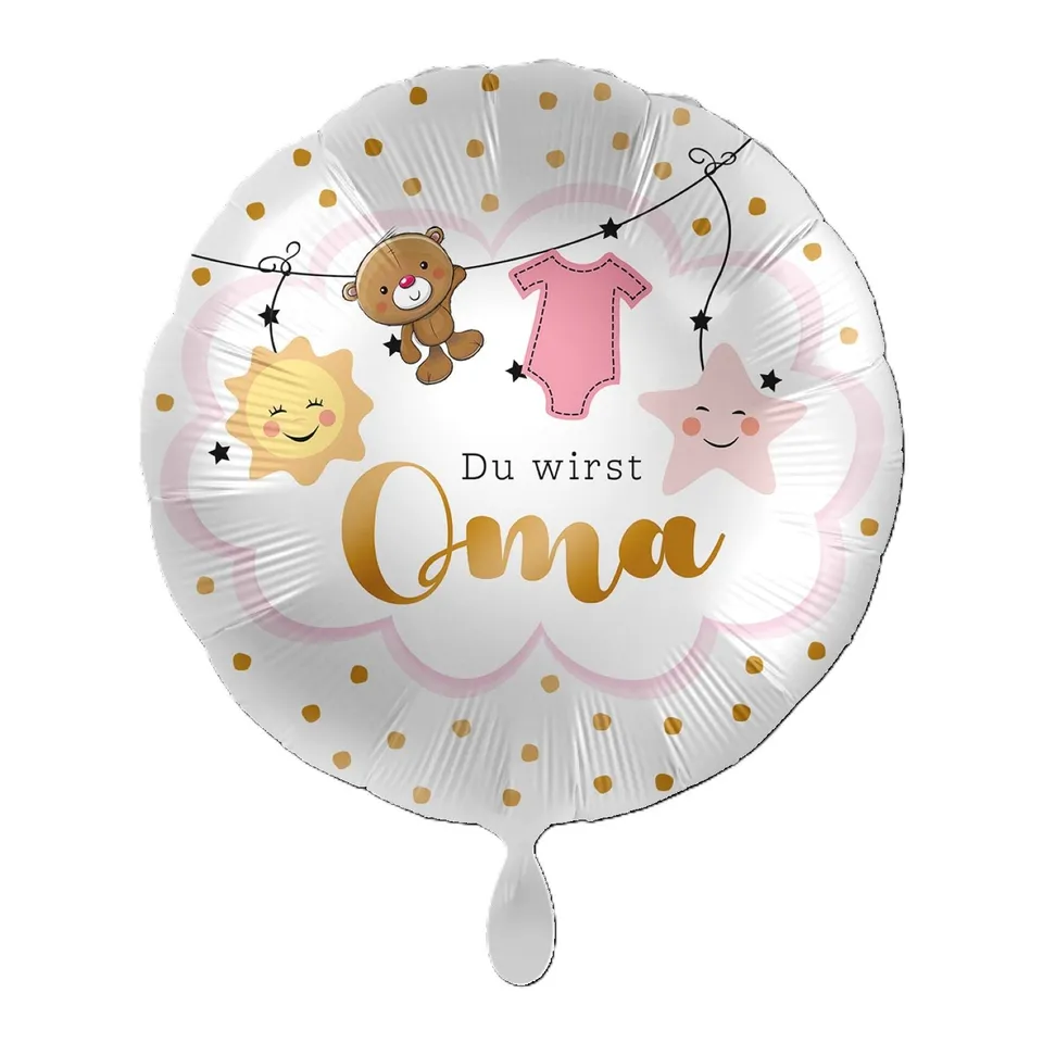 das-kost-mland-folienballon-du-wirst-oma-43cm image 1