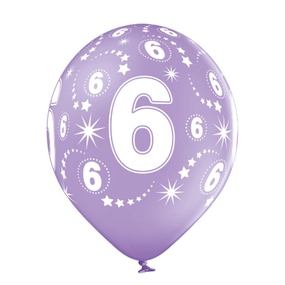 das-kost-mland-luftballon-geburtstag-6-30-cm-6-stk-bunt image 5