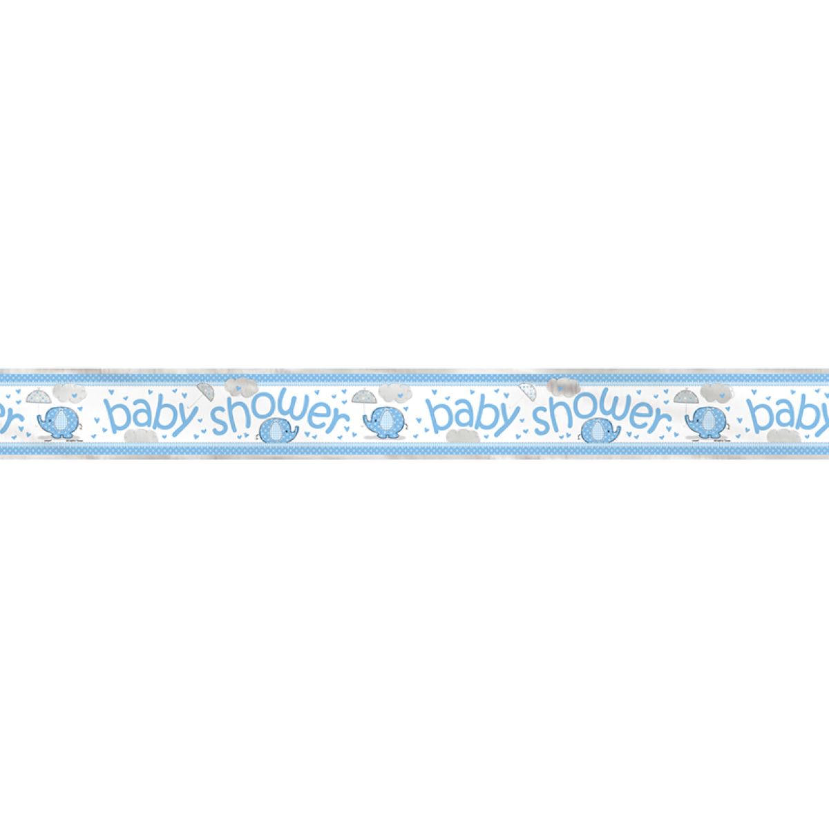 das-kost-mland-dekorationen-banner-folie-elephant-blau-365cm image 2