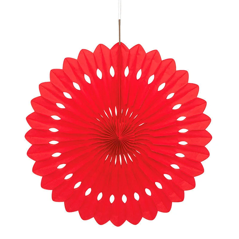 das-kost-mland-uni-dekof-cher-40-cm-rot-papierf-cher image 1