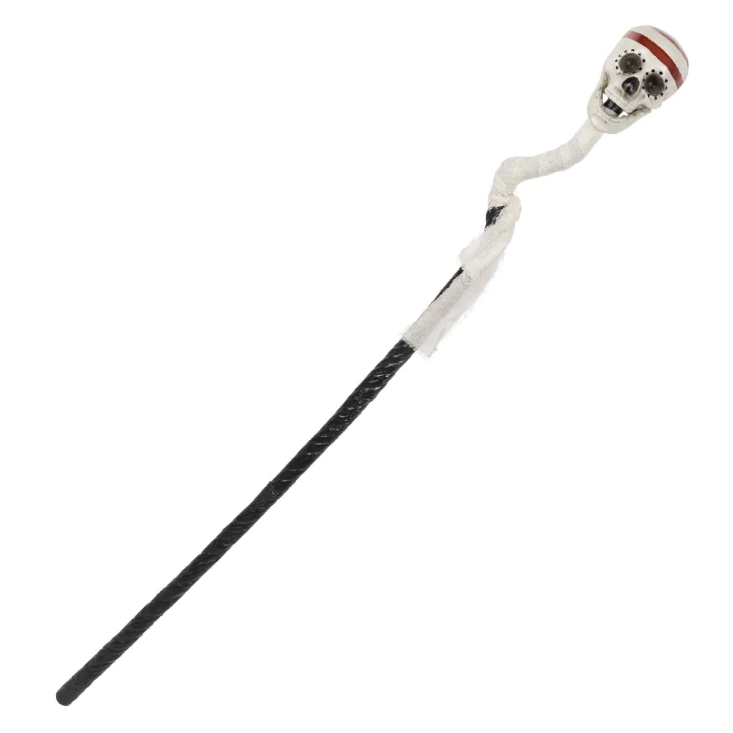 das-kost-mland-halloween-stab-skull-150cm-totenkopf-schwarz image 2