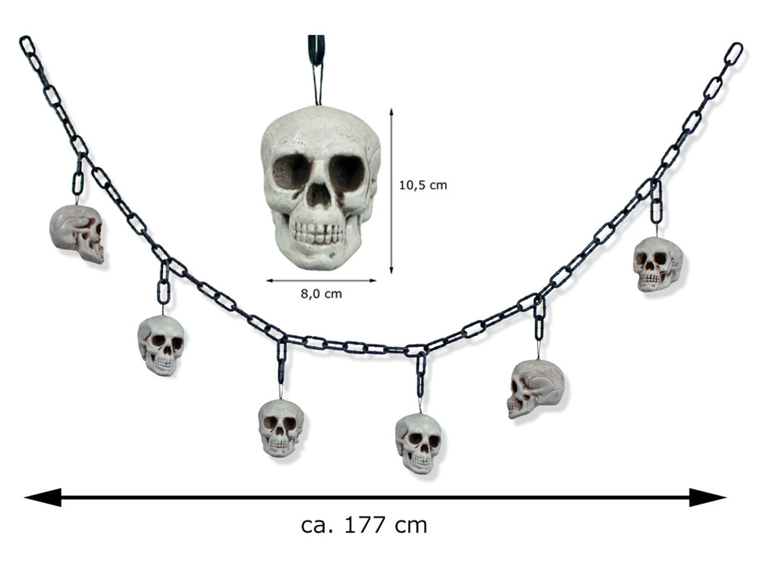 xl-totenkopf-girlande-177cm-halloween-deko-6-sch-del image 5