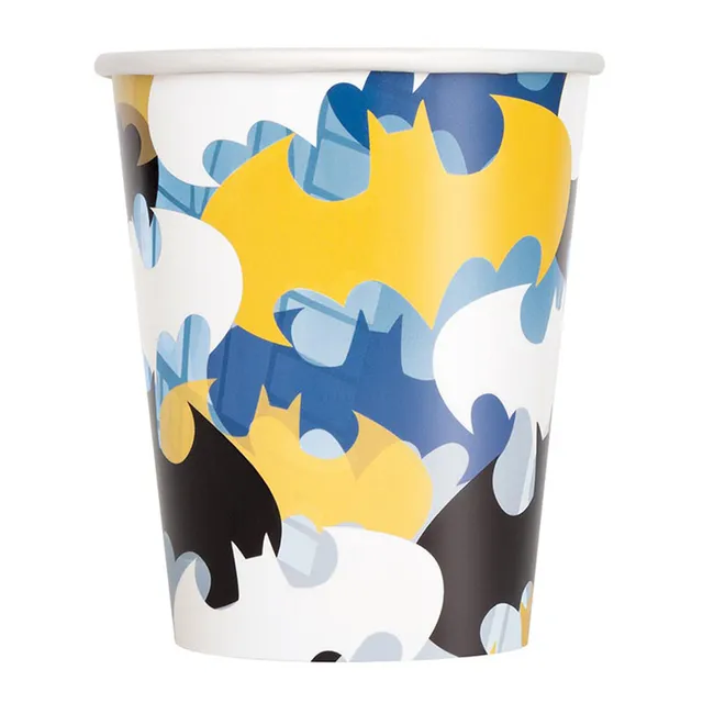 das-kost-mland-batman-sign-pappbecher-266ml-8stk image 1