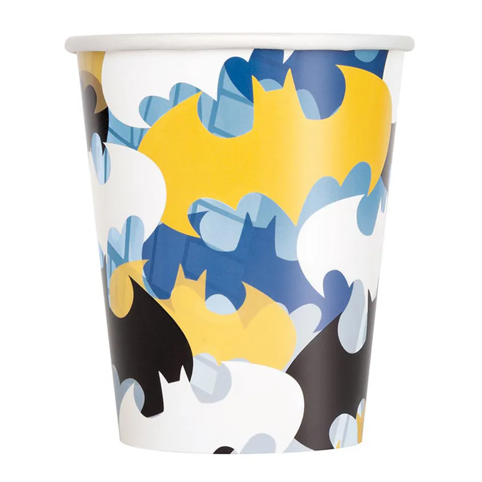 das-kost-mland-batman-sign-pappbecher-266ml-8stk image 1