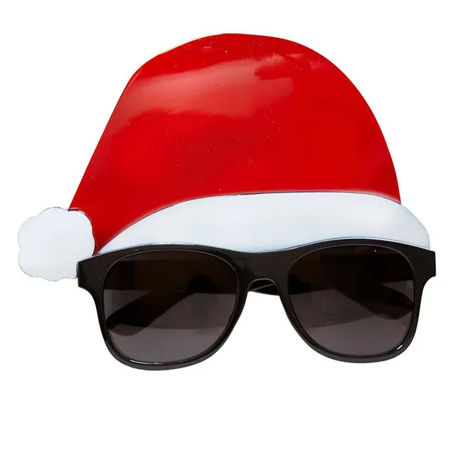 das-kost-mland-accessoires-weihnachtsmann-brille-party image 1