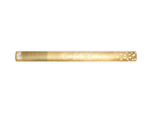 das-kost-mland-konfettishooter-herzen-60cm-konfettikanone-gold image 1