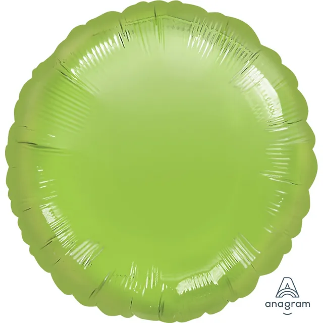 das-kost-mland-dekorationen-folienballon-uni-43cm-lime-green-kiwi image 1