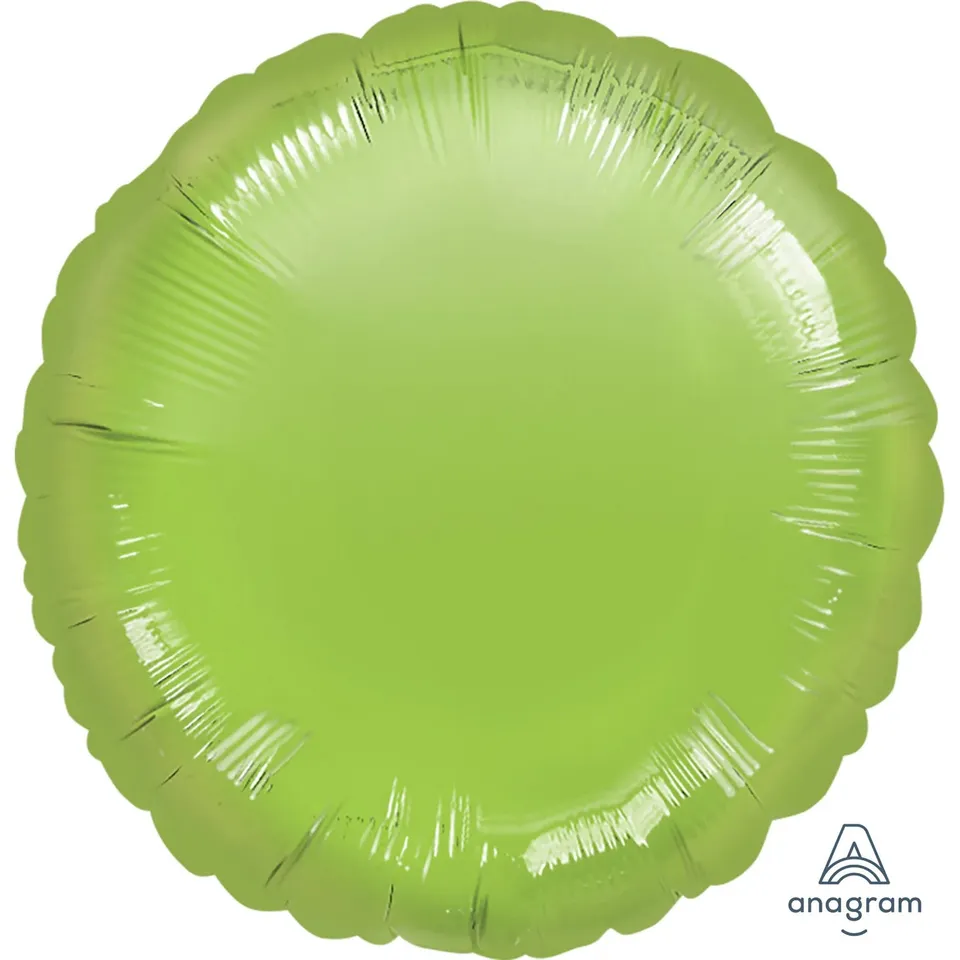 das-kost-mland-dekorationen-folienballon-uni-43cm-lime-green-kiwi image 1