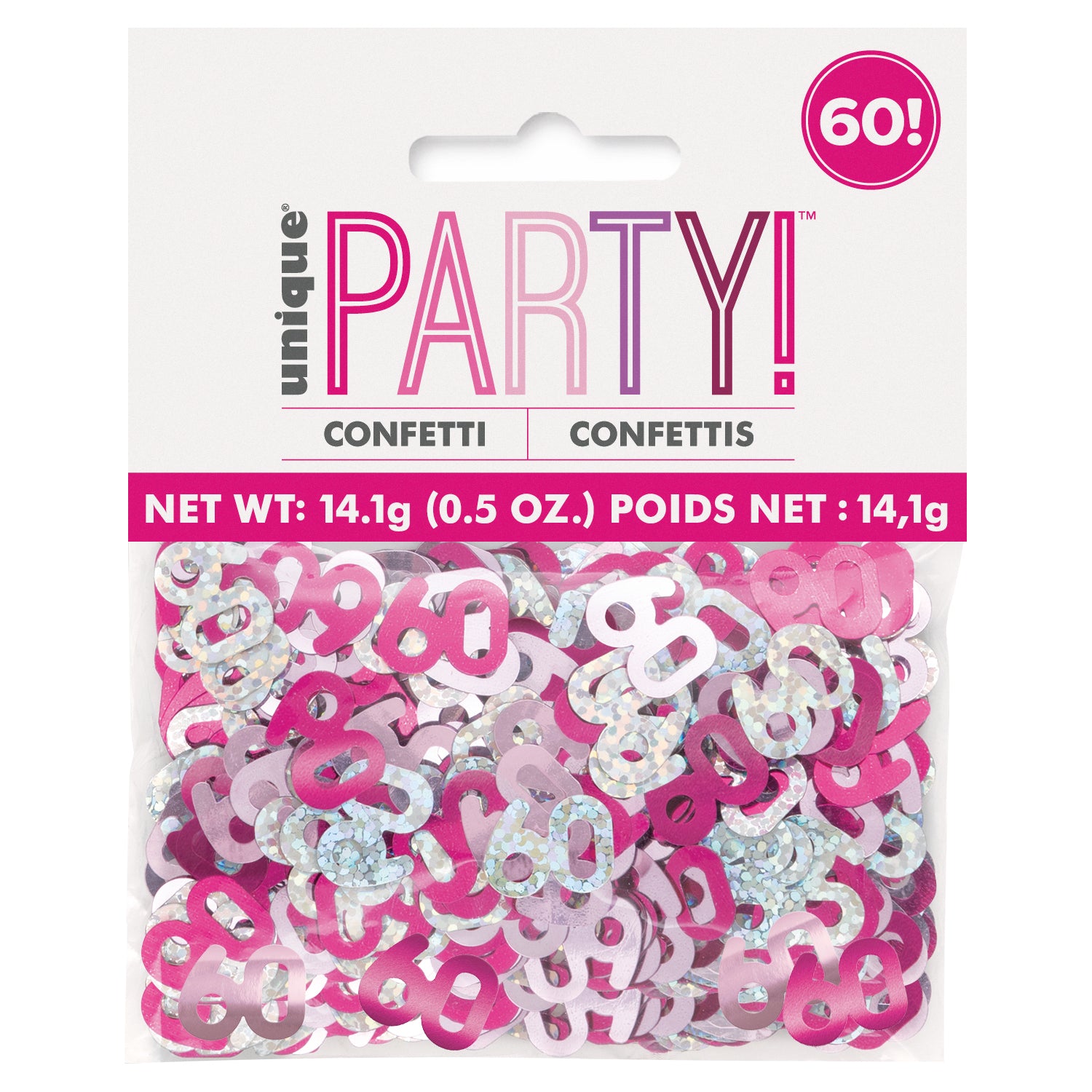 das-kost-mland-dekorationen-konfetti-glitz-14g-pink-tischdeko image 2