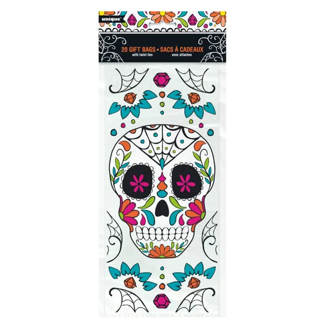 das-kost-mland-dekorationen-geschenkt-te-cello-skull-day-of-dead-20-st image 1